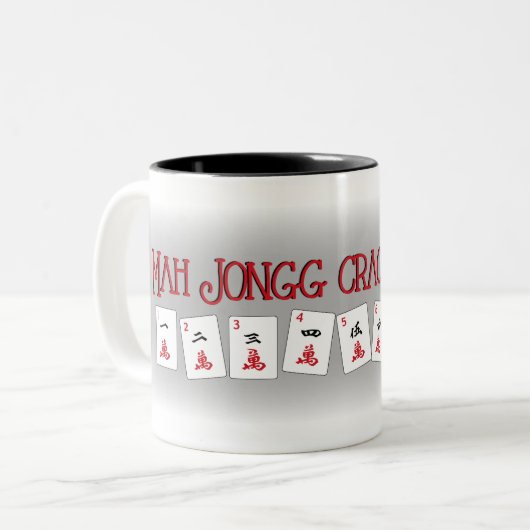 Milliamperestunde Jongg knackt mich herauf Tasse (Vorderseite Links)