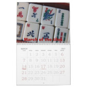 Milliamperestunde-Jongg Liebhaber 2011 Kalender (Mär 2027)