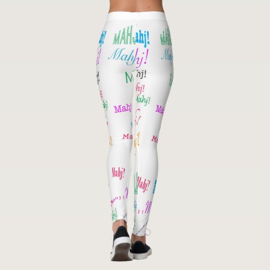 Milliamperestunde Jongg MAHJ! Leggings (Rückseite)