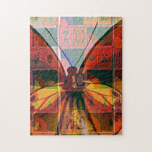 Milliamperestunde jongg Schmetterlingspuzzlespiel Puzzle (Vertikal)