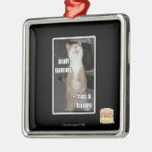 Milliamperestunden-Bauch hat ein glückliches Ornament Aus Metall (Links)