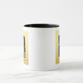 Milliamperestunden-Bauch hat ein glückliches Tasse (Zentrum)