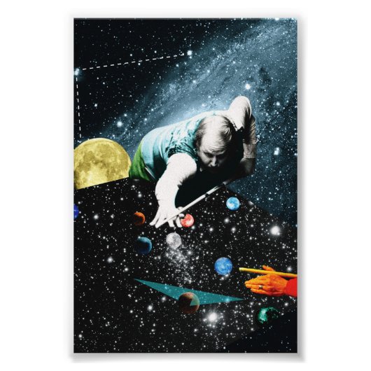Milliarden Billard Fotodruck (Vorne)