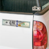 Milliarden-Dollar-Rechnung mit Lady Liberty Autoaufkleber (Auf Lkw)