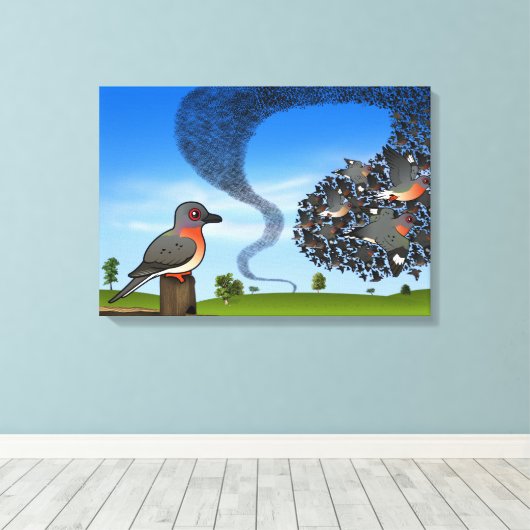 Milliarden Leinwanddruck (Insitu (Holzboden))