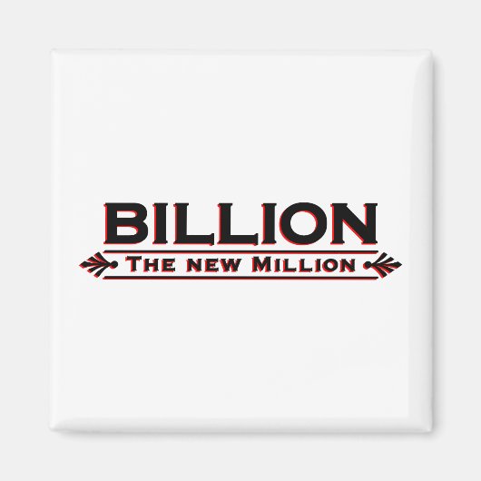 Milliarden neue Millionen Magnet (Vorne)