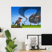 Milliarden Poster (Heimbüro)