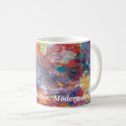 Millicent Weinstein, moderner Künstler Gedenk Kaffeetasse (VorderseiteRechts)