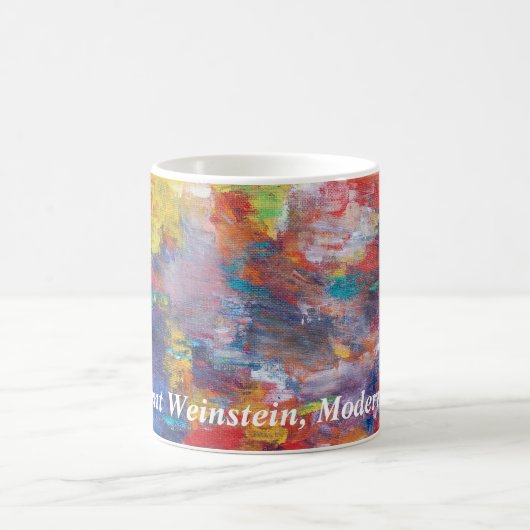 Millicent Weinstein, moderner Künstler Gedenk Kaffeetasse (Mittel)