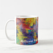 Millicent Weinstein, moderner Künstler Gedenk Kaffeetasse (Links)