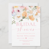 Millie Floral Brautparty Einladung (Vorderseite)