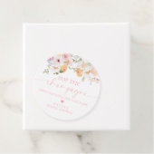 Millie Floral Pop das Champagner-Brautparty Geschenkanhänger (Beispiel)