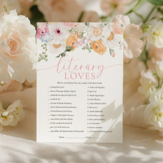 Millie Literary Loves Game Einladung