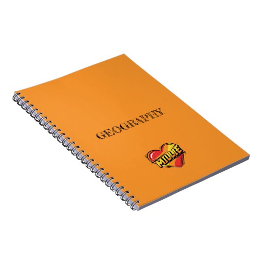 Millie Orange Notizblock (Rechte Seite)