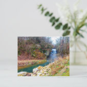 Millikin Falls, Columbus, Ohio Postkarte (Stehend Vorderseite)