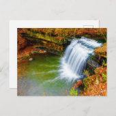 Millikin Falls, Columbus, Ohio Postkarte (Vorne/Hinten)