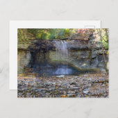 Millikin Falls, QT Metro Park, Columbus, Ohio Postkarte (Vorne/Hinten)