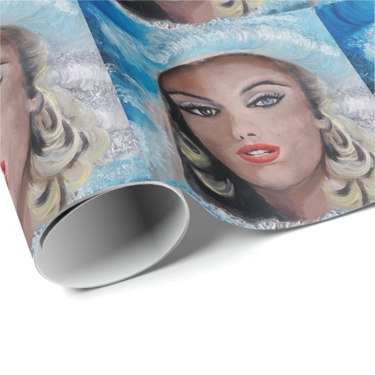 Millimeter Geschenkpapier (Rolleneckpunkt)