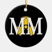 Millimeter-Kernwaffen-Verzierung Keramikornament (Vorne)