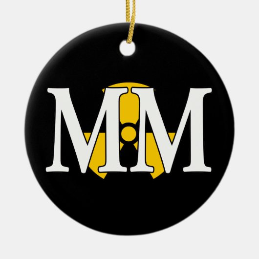 Millimeter-Kernwaffen-Verzierung Keramikornament (Vorne)