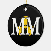 Millimeter-Kernwaffen-Verzierung Keramikornament (Links)