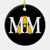 Millimeter-Kernwaffen-Verzierung Keramikornament (Hinten)