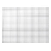 Millimeterpapier Notizblock (Vorderseite)