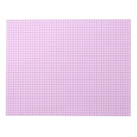 Millimeterpapier Notizblock (Vorderseite)