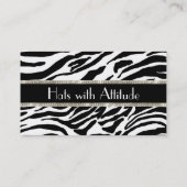 "Millinery Fashion - Hats with Attitude" DIVA Visitenkarte (Rückseite)