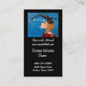 "Millinery Fashion - Hats with Attitude" DIVA Visitenkarte (Vorderseite)