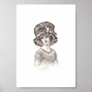 Millinery Herald Bild Poster