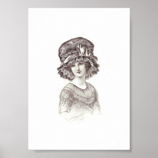 Millinery Herald Image Poster (Vorne)