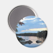 Millinocket Lake 10 Magnet (Vorderseite/Rückseite)