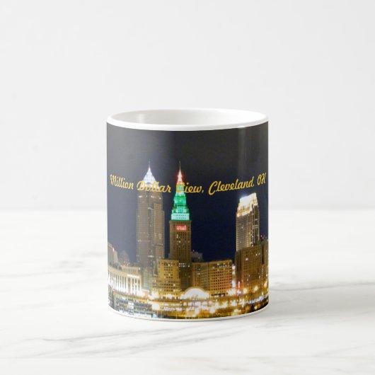 Million Dollar-Ansicht, Tasse Clevelands OH- (Mittel)