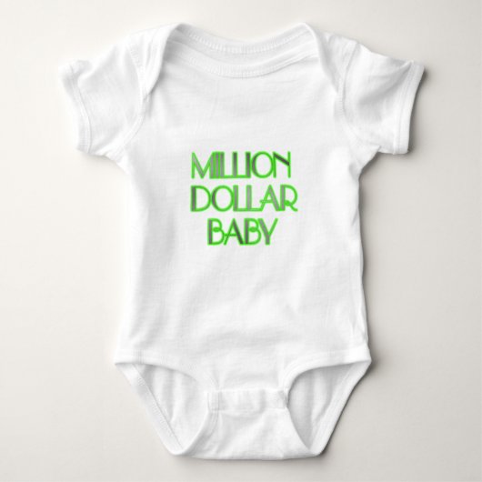 MILLION DOLLAR BABY BABY STRAMPLER (Vorderseite)