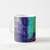 "Million Dollar Dreams" abstrakter Kunstkaffeebech Kaffeetasse (Vorderseite Links)