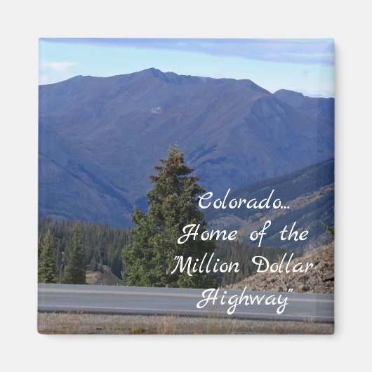 Million Dollar Highway Magnet (Vorne)