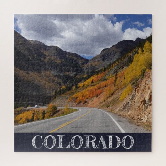 "Million Dollar Highway" zwischen Durango und Oura Puzzle (Horizontal)