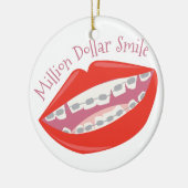 Million Dollar-Lächeln Keramikornament (Links)