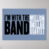 Million Dollar Quartet "I'm With the Band" Poster (Vorne)