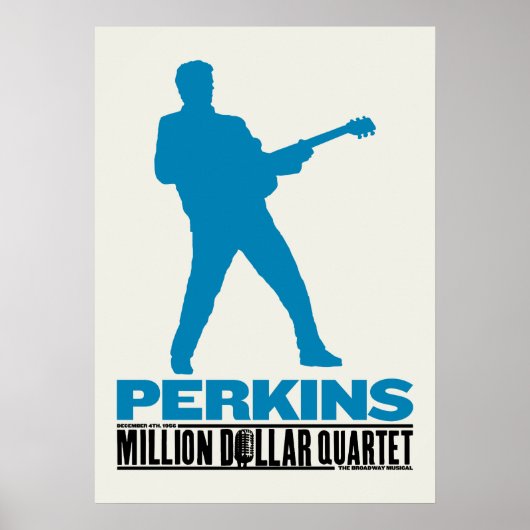 Million Dollar Quartet Perkins Poster (Vorne)