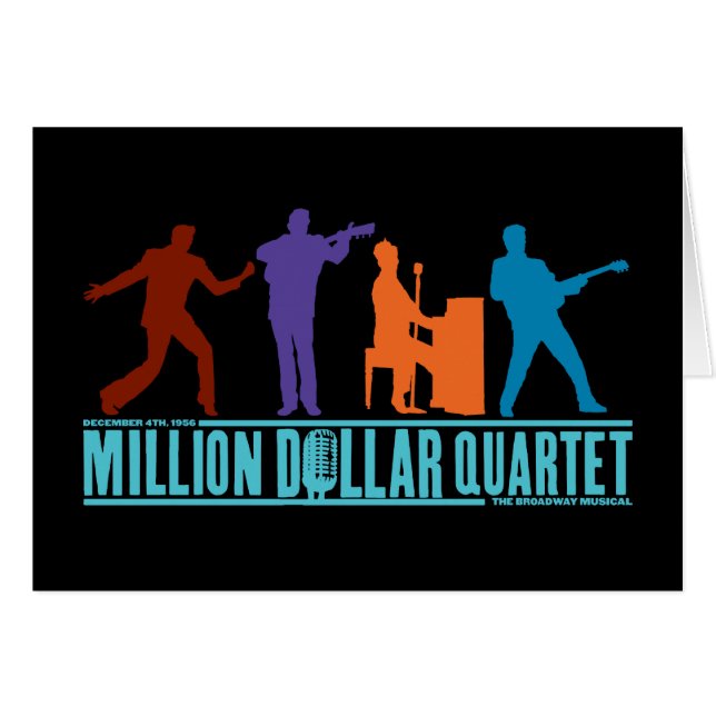 Million Dollar-Quartett auf Bühne (Vorderseite (Horizontal))
