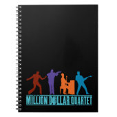 Million Dollar-Quartett auf Bühne Notizblock (Vorderseite)