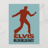 Million Dollar Quartett Elvis Postkarte (Vorderseite)