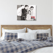 Million Dollar Quartett-Foto Leinwanddruck (Insitu (Schlafzimmer))