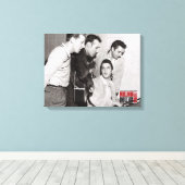 Million Dollar Quartett-Foto Leinwanddruck (Insitu (Holzboden))