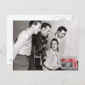 Million Dollar Quartett-Foto Postkarte (Vorne/Hinten)