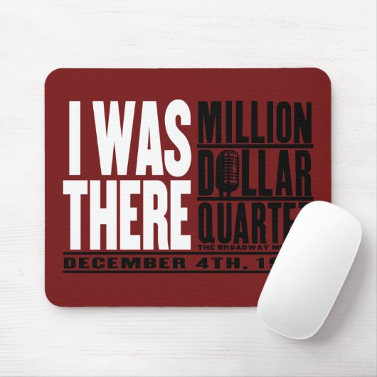 Million Dollar-Quartett "ich war dort " Mousepad (Mit Mouse)
