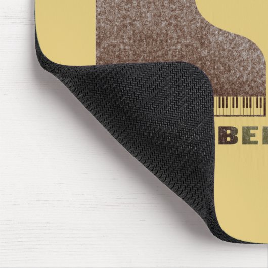 Million Dollar-Quartett-Instrumente - Farbe Mousepad (Ecke)