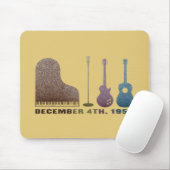 Million Dollar-Quartett-Instrumente - Farbe Mousepad (Mit Mouse)